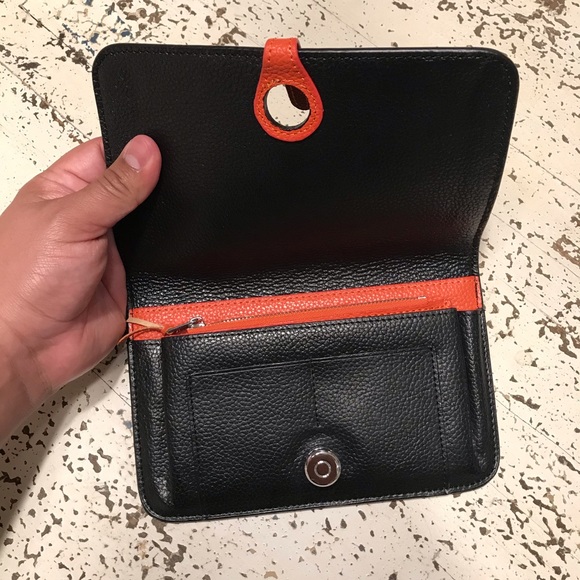 Black & Orange Wallet - Picture 2 of 2